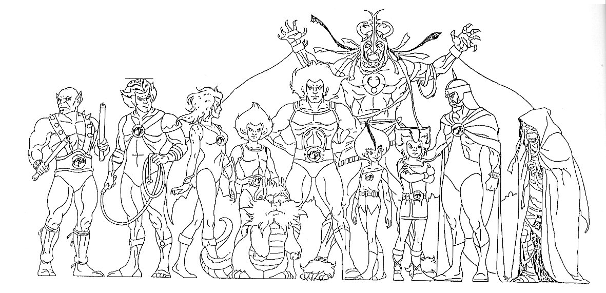 Thundercats Characters Character 1985 Sheets Sheet Group2 Designs Lion Tumb...