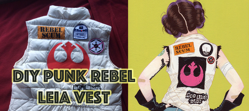 Punk Princess Leia Vest DIY